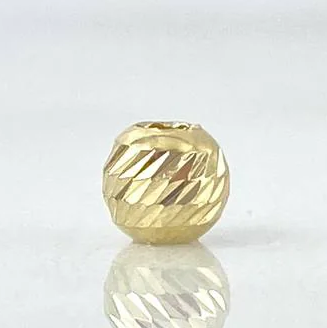 Balín Diamantado 8mm Oro Amarillo