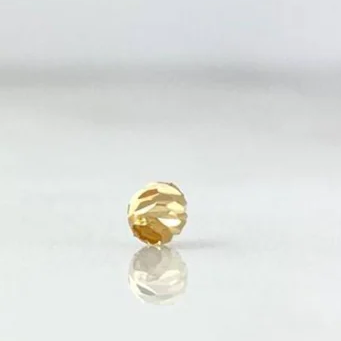 Balin Diamantado 3mm Oro Amarillo