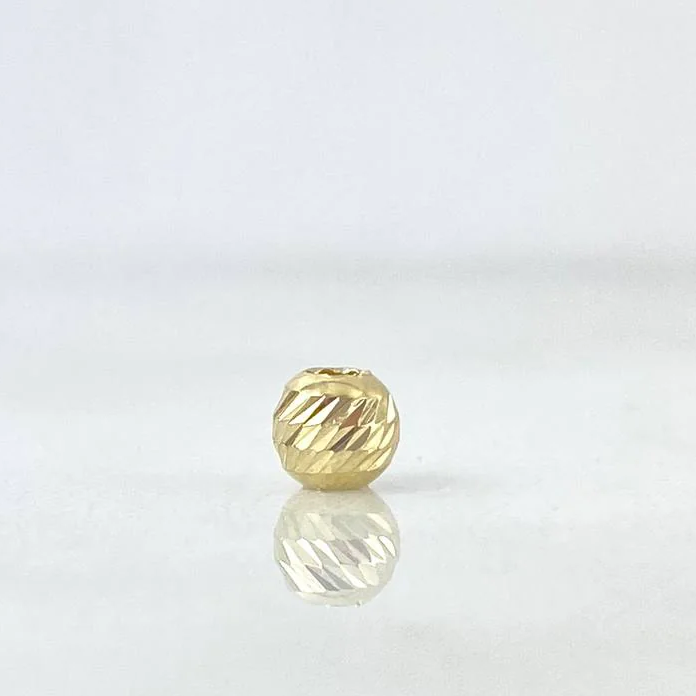 Balín Diamantado 5mm Oro Amarillo